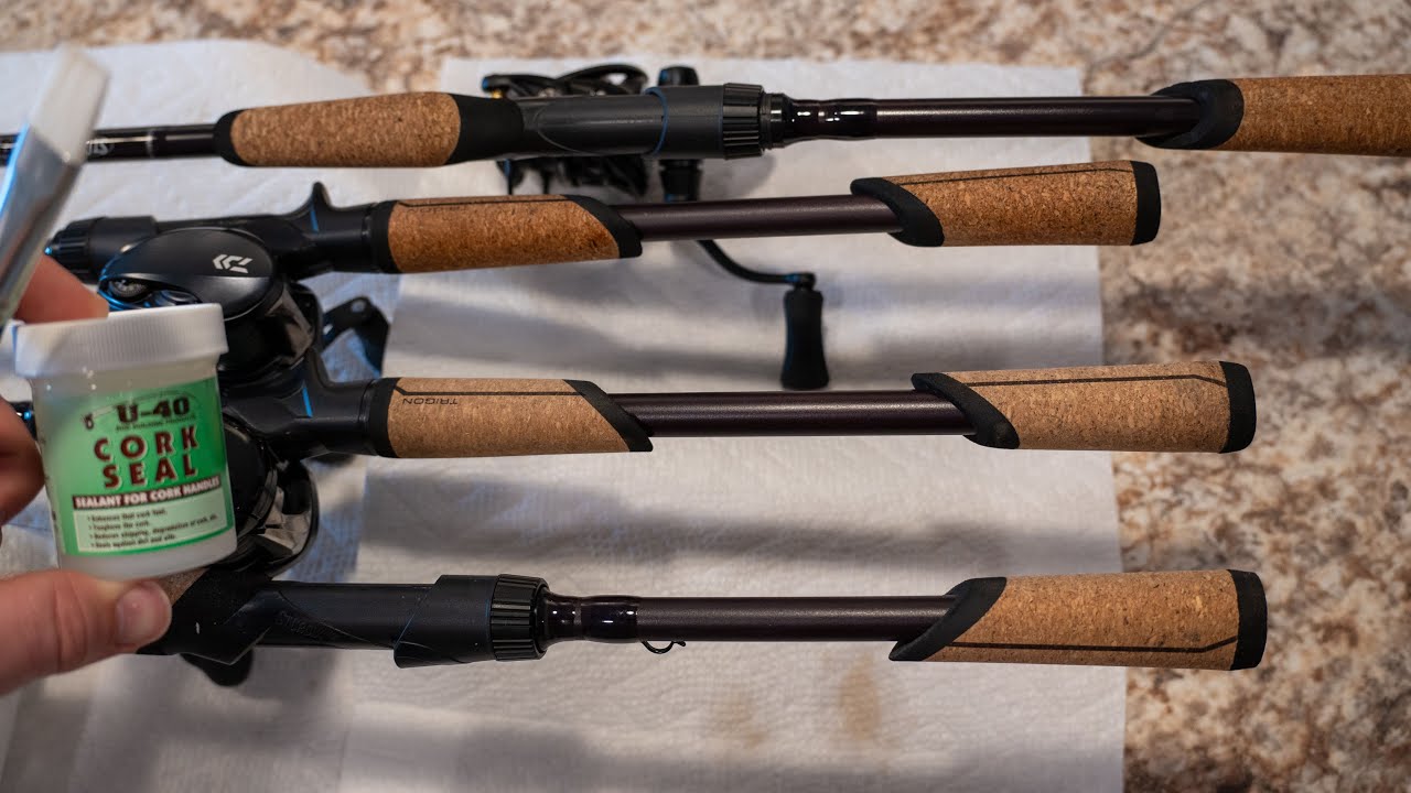 How To Cork Seal Your Fishing Rod's! U-40 Cork Seal