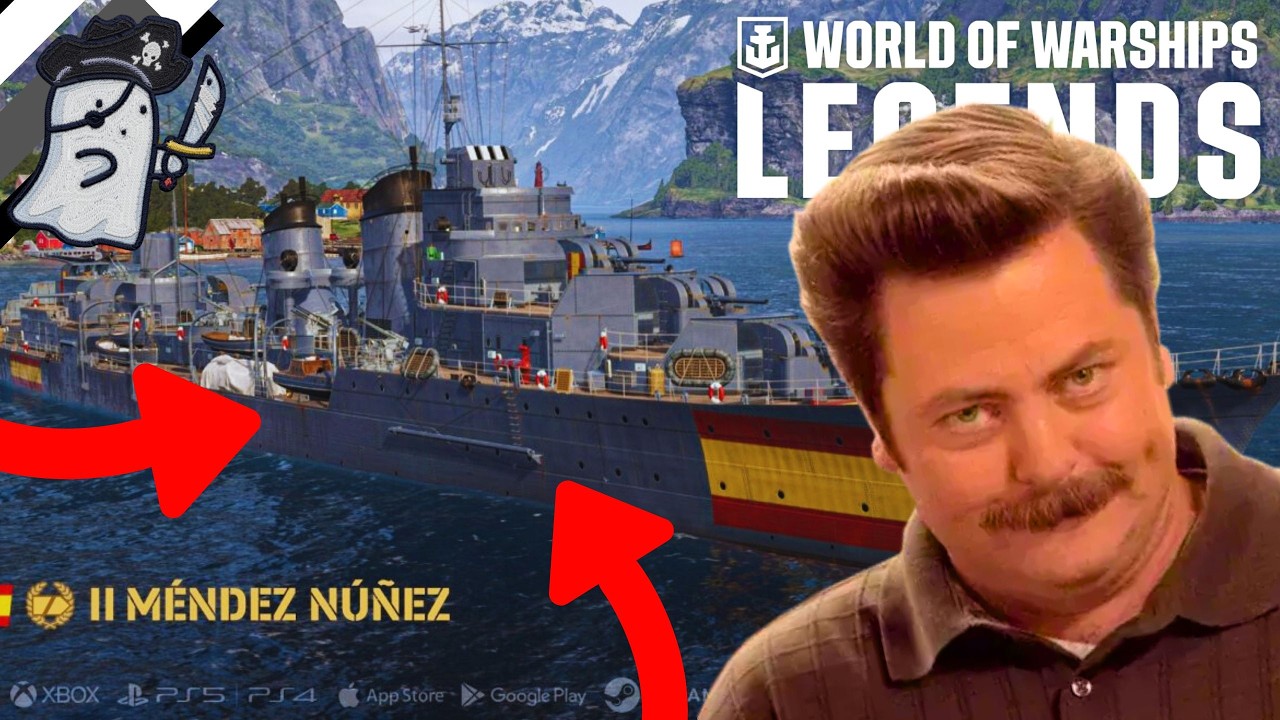This Tier 2 is KINDA CRAZY... - MENDEZ NUNEZ || World of Warships: Legends