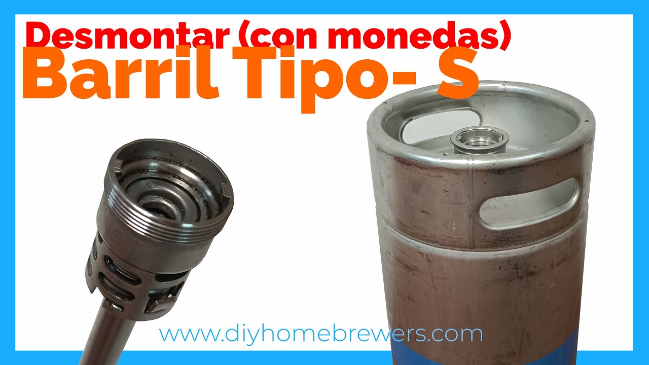 Como abrir un barril de cerveza Tipo S  🍺🔓 🛢️