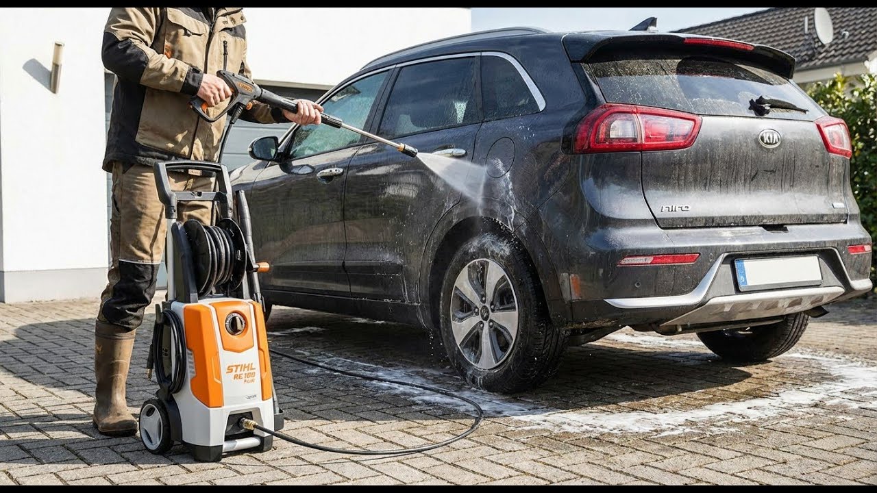 Stihl RE 100 Plus Car Cleaning - Pressure Washer Review