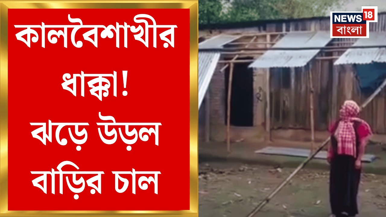 Weather News Today | ভয়ংকর কালবৈশাখী! বাড়ি ভাঙল, গাছ পড়ল, উত্তরবঙ্গ থেকে দক্ষিণে তাণ্ডব