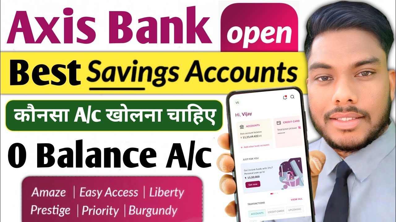 Axis Bank Best Saving Account एक्सिस बैंक में कौन सा सेविंग अकाउंट ओपन करना चाहिए #Axis_Bank_Account