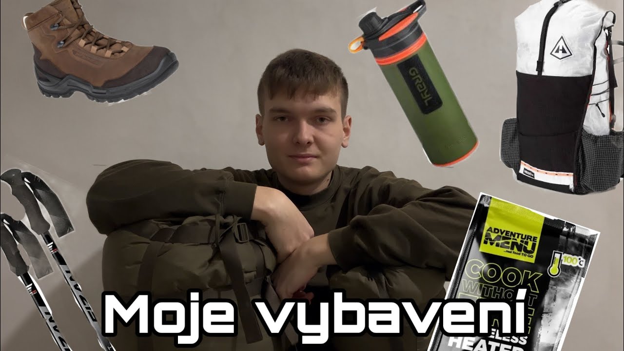 MOJE VYBAVENÍ NA TÚRY - boty, batoh, karimatka, filtrační lahev,…