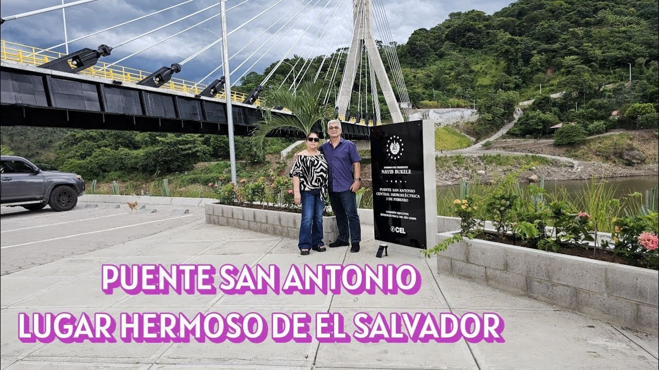 Puente San Antonio. Dos puentes gemelos entre montañas de El salvador