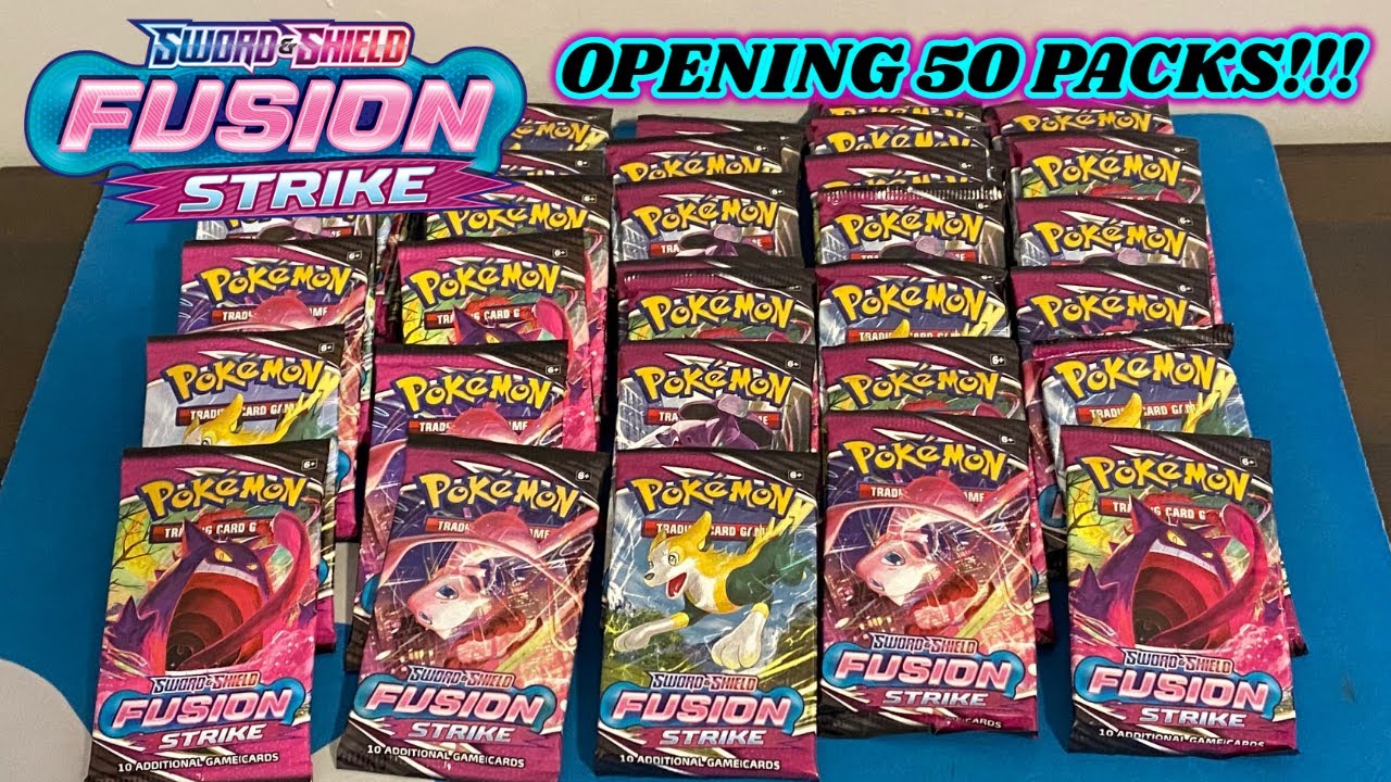 I opened 50 PACKS of FUSION STRIKE to find GENGAR ALT ART!! + GIVEAWAY! (pokemon card opening)