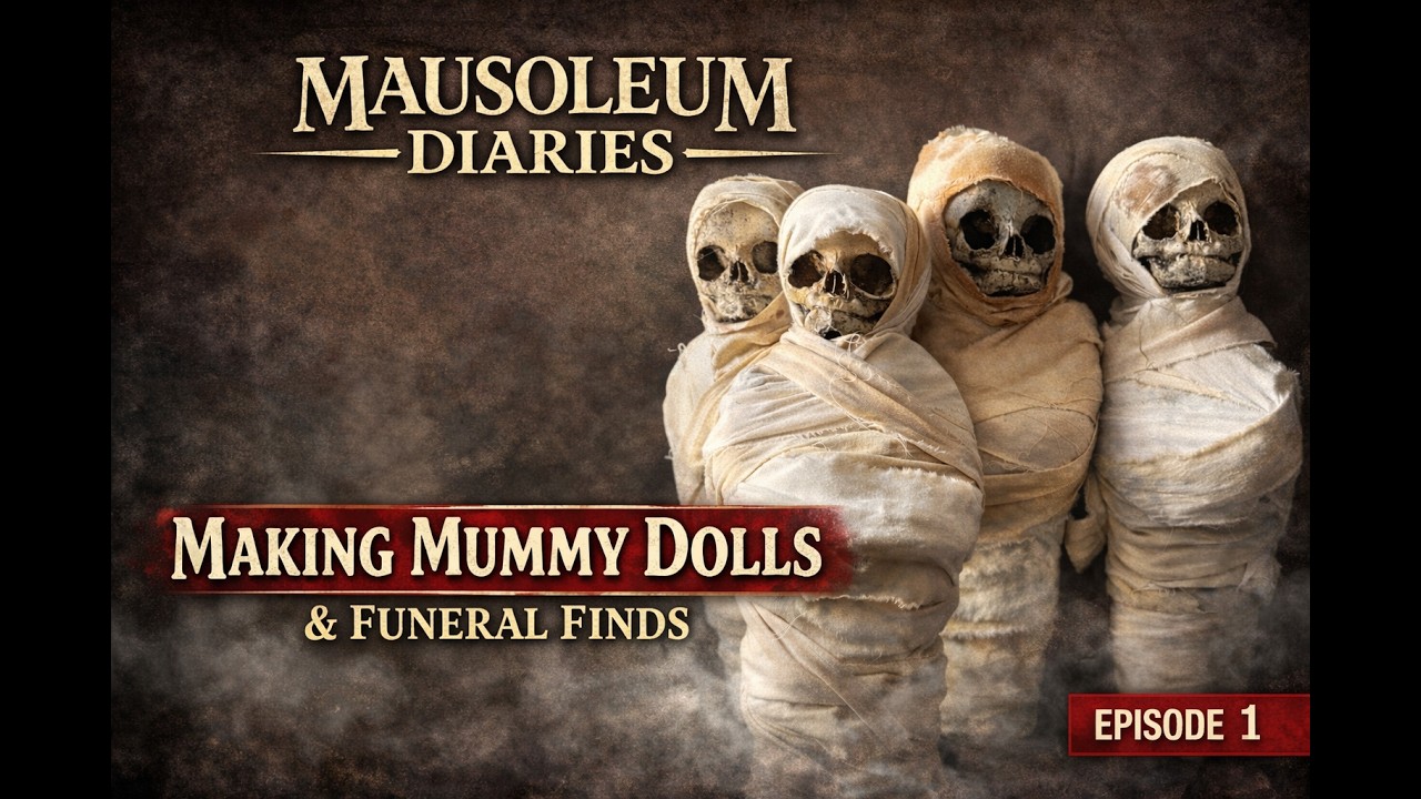 13th Mausoleum Diaries Ep. 1- Making Mummies & Funeral Finds