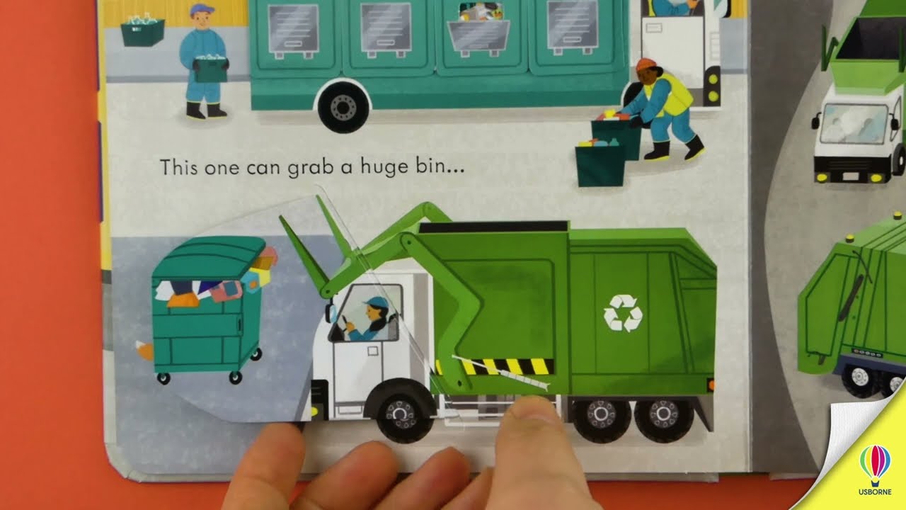 Peep Inside How a Recycling Truck Works