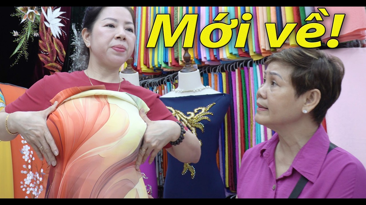 Chợ An Đông ngày nay: Tìm lại nét đẹp Áo dài truyền thống cùng gia đình Thanh Thảo