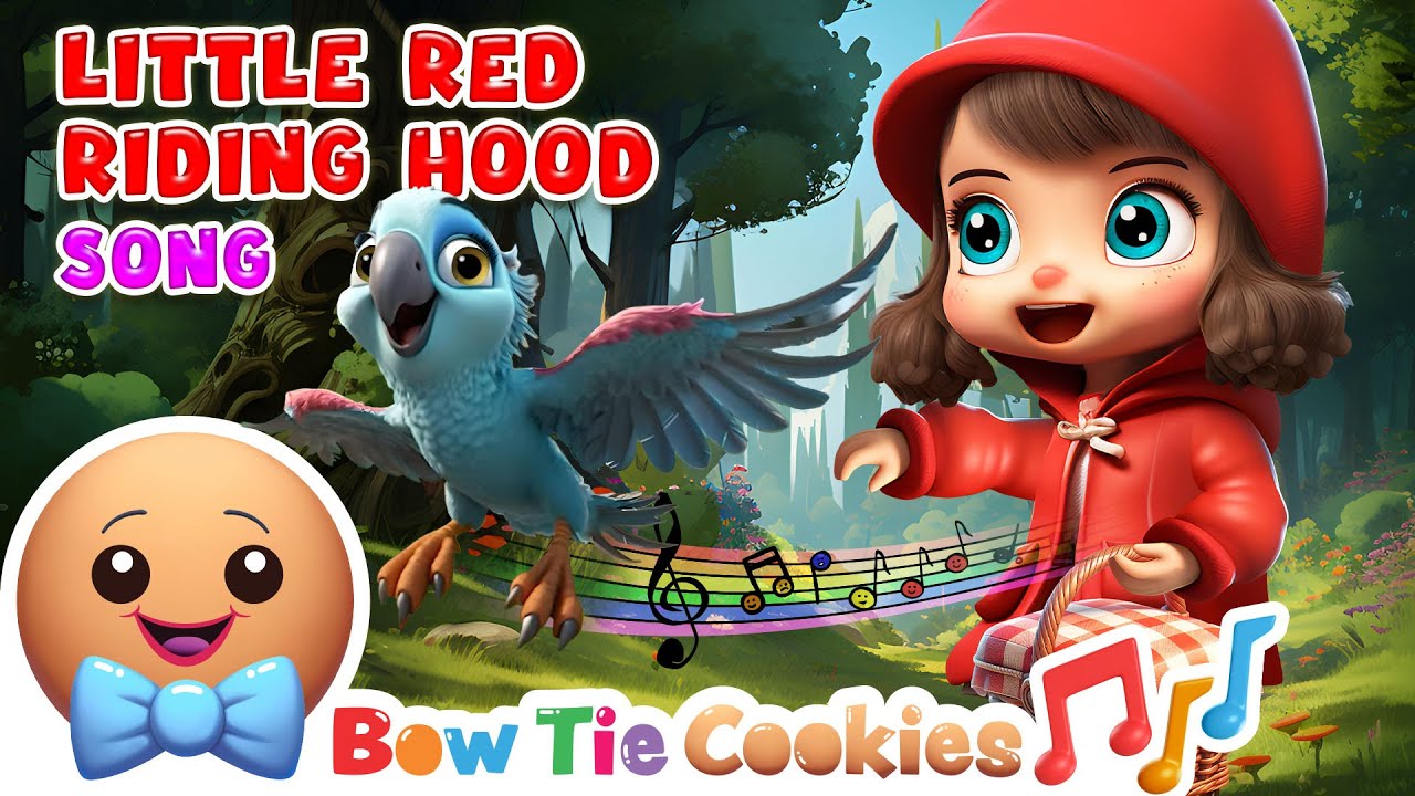 BINGO👨‍👩‍👧‍👦 | Little Red Riding Hood | Nursery Rhymes Storytelling | Bow Tie Cookies 🍪