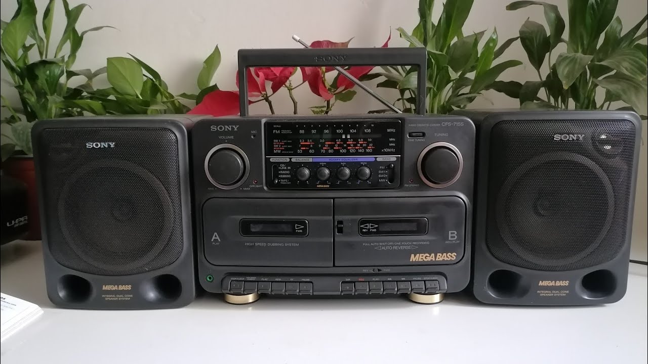 Sony CFS-715S  radio grabadora - Erick Mu&ntilde;oX