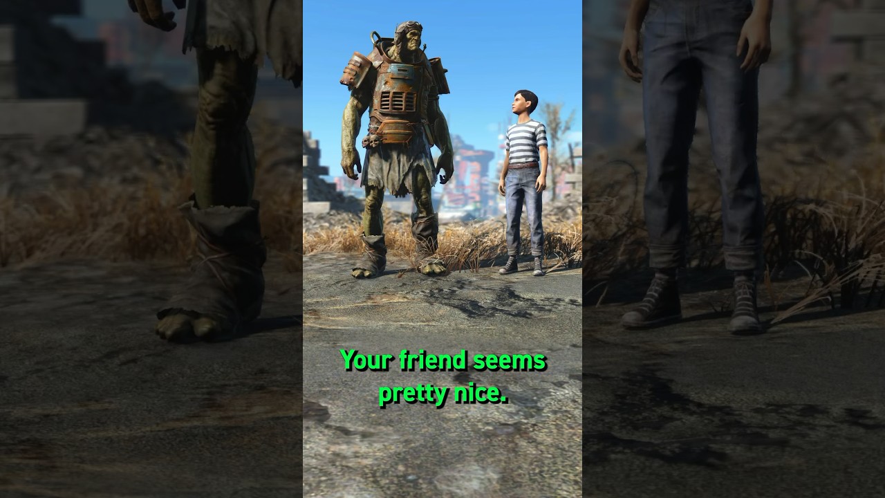 Синт Шон реагирует на ваших спутников в Fallout 4