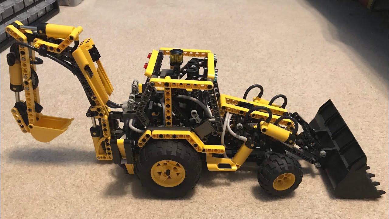 Lego Technic 8455 Backhoe Loader Review