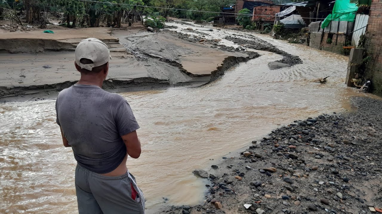 Grave emergencia en Girón, Santander, por fuertes lluvias