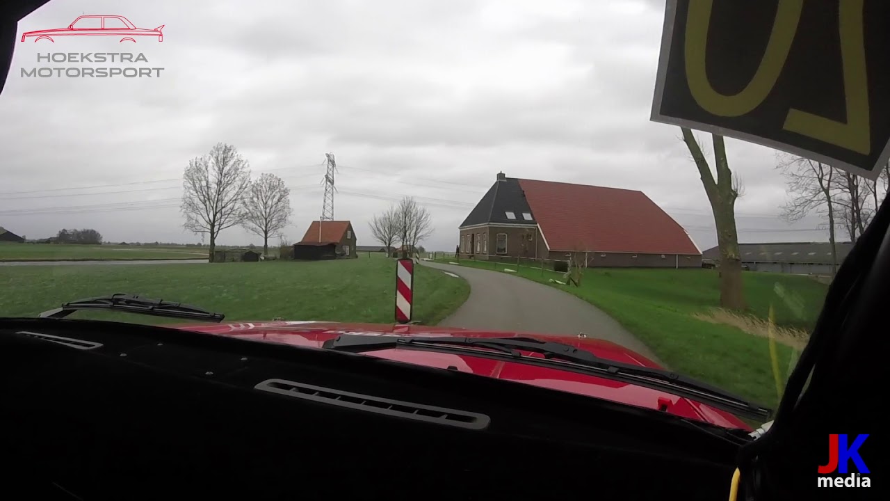 Onboard Zuiderzeerally 2019 - KP 9 Lindedijk Kuinre - Hoekstra Motorsport