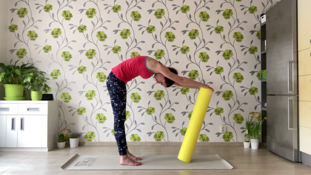 Pilates s válcem, rollerem