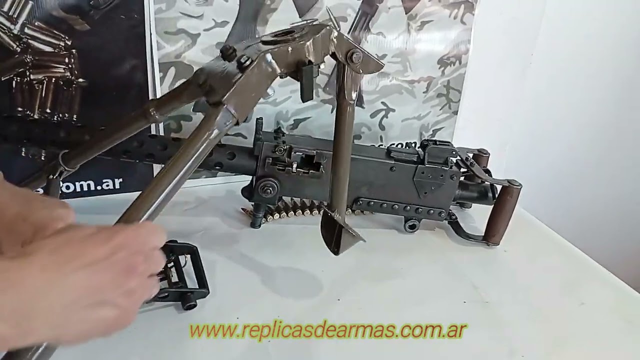 AMETRALLADORA BROWNING M1919A4  REPLICA METAL SEMIFUNCIONAL