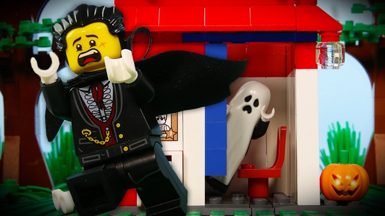 LEGO City Halloween Ghost Fail STOP MOTION LEGO Ghost Prank Fail | LEGO City | By Billy Bricks
