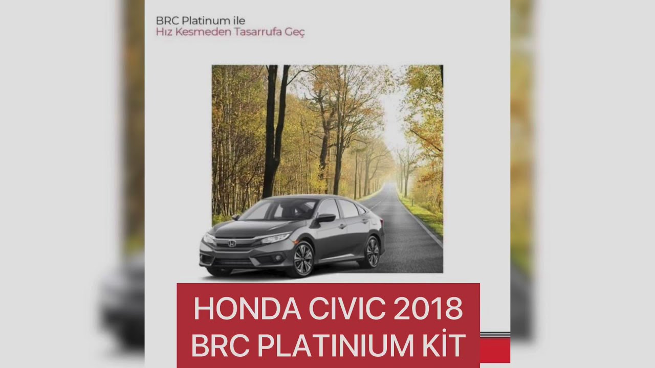HONDA CIVIC 2018 BRC PLATINUM MONTAJI