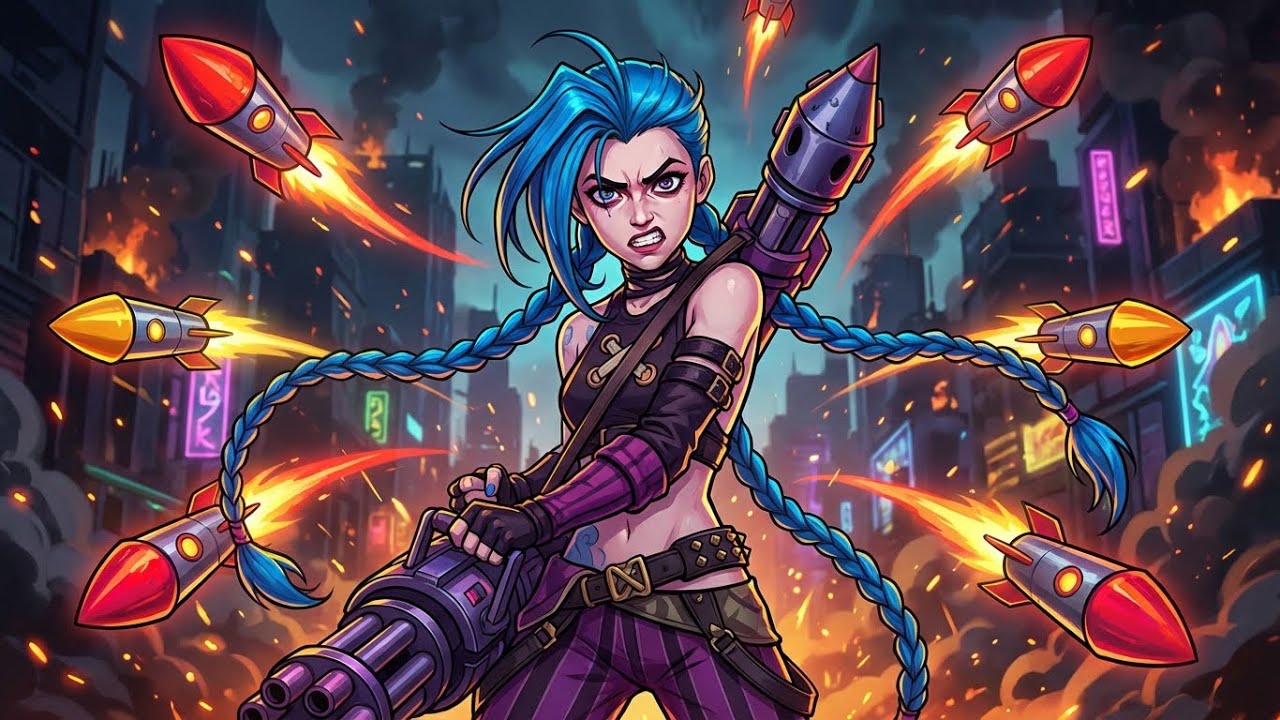 Jinx Power ⚡ | High-Energy Techno Remix 🔥