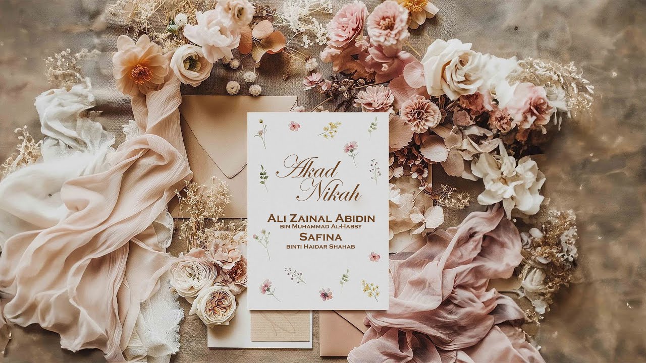 🔴[LIVE] AKAD NIKAH ALI ZAINAL ABIDIN & SAFINA | MASJID DIPONEGORO - LAWANG