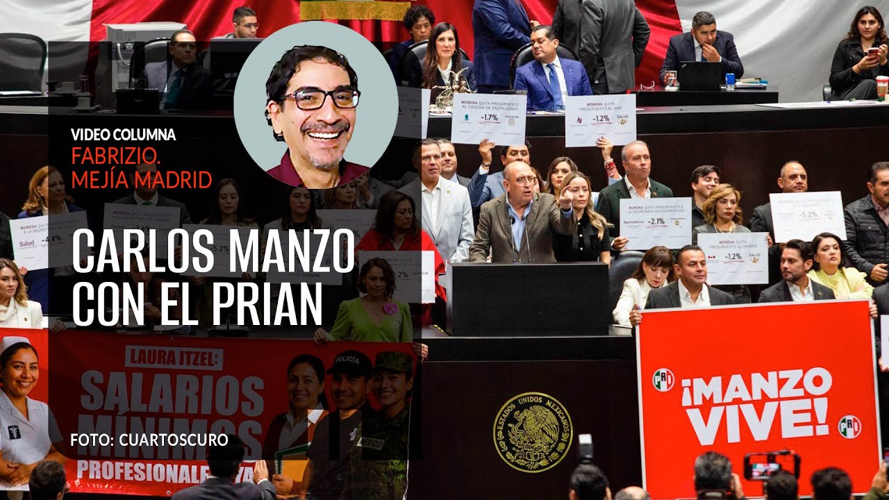 Carlos Manzo con el PRIAN. Por Fabrizio Mejía