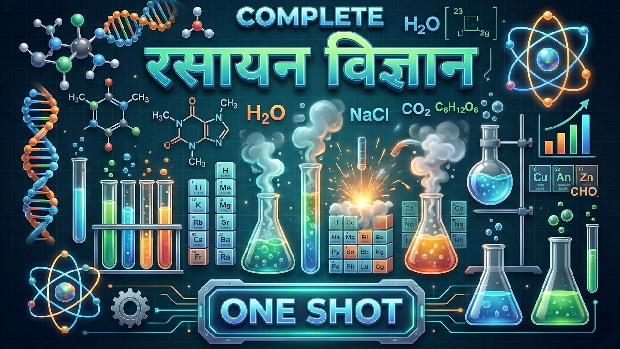OneShot : Complete Chemistry |  रसायन विज्ञान | आसान कहानी में | Complete revision