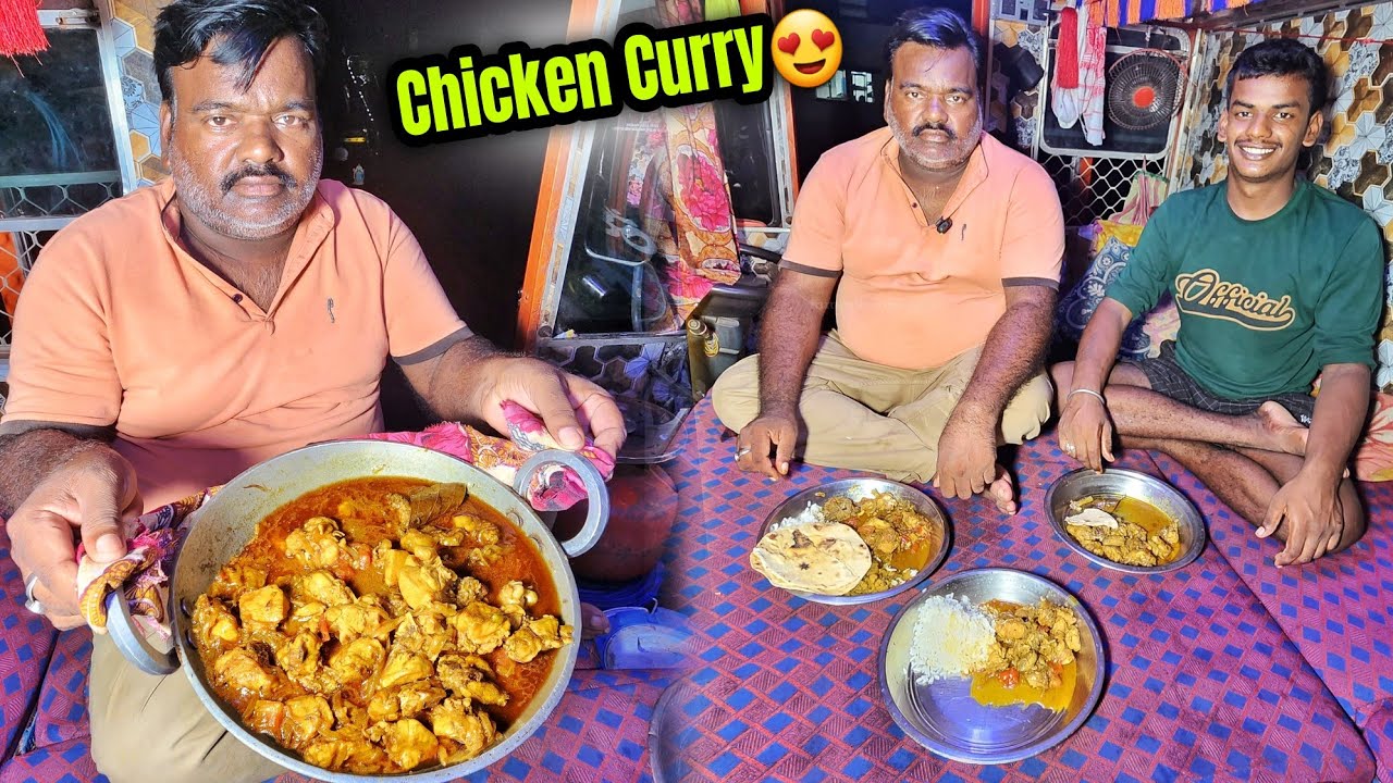 Aaj Chicken Curry banana pada Rohit ke demand per 😋 || Cooking with Truck driver || #vlog
