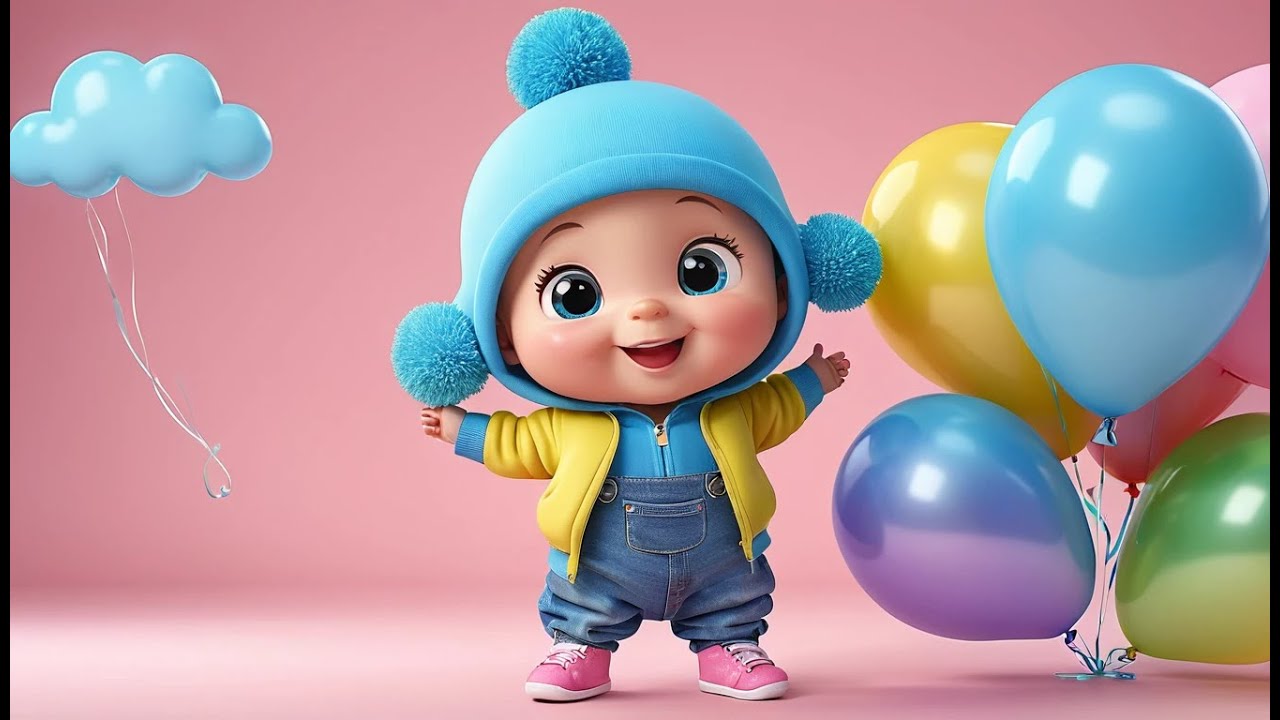 Magic Rainbow Balloon Pop | Fun Learning & Action Song for Toddlers