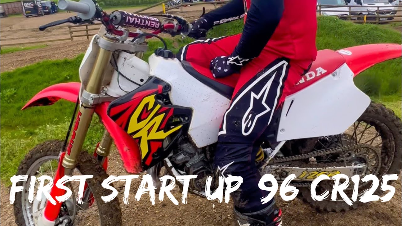 First Start and Ride on a restored 1996 Honda CR125