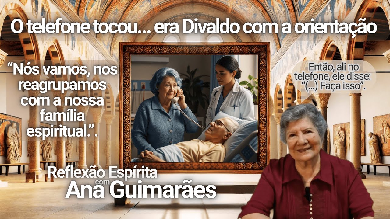 O telefone tocou... era Divaldo com a orienta&ccedil;&atilde;o | Reflex&atilde;o Esp&iacute;rita com Ana Guimar&atilde;es