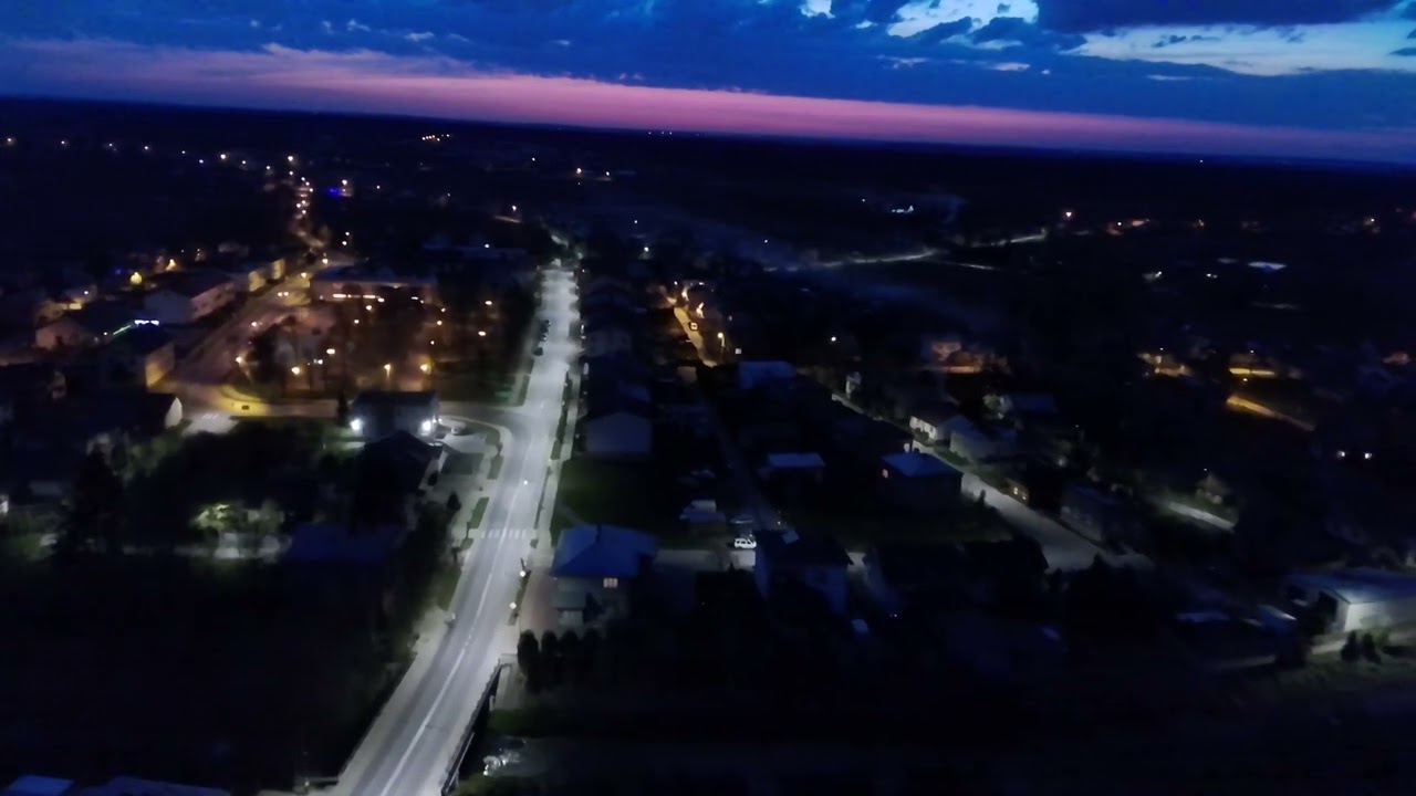 Tyszowce Nocą