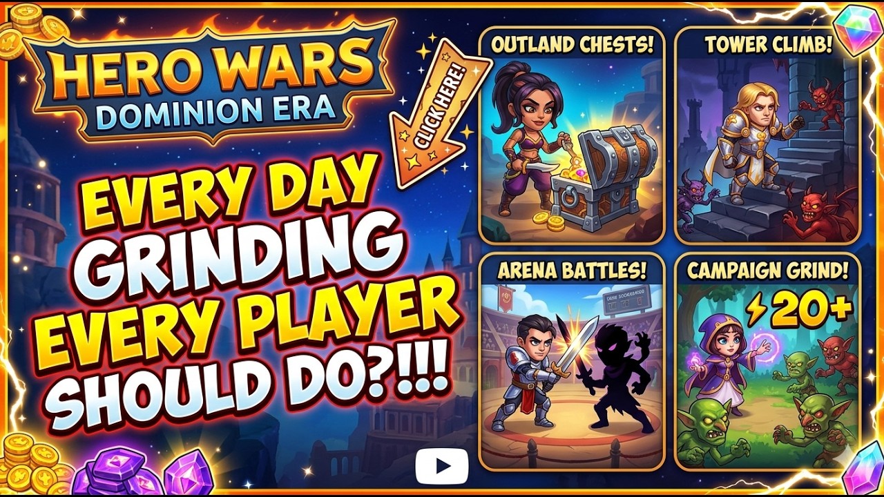 Every Day Grinding Every Player Should Do?!!! Hero Wars Dominion Era