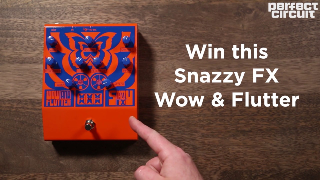 Snazzy FX Pedals (Tracer City, Mini-Ark) With Synth & Guitar + Contest To Win A Wow & Flutter