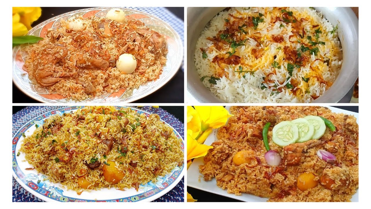 3types Biriyani Recipe | Eid Special 3 Easy Biriyani Recipe | korbani Eid Special Biriyani Recipe