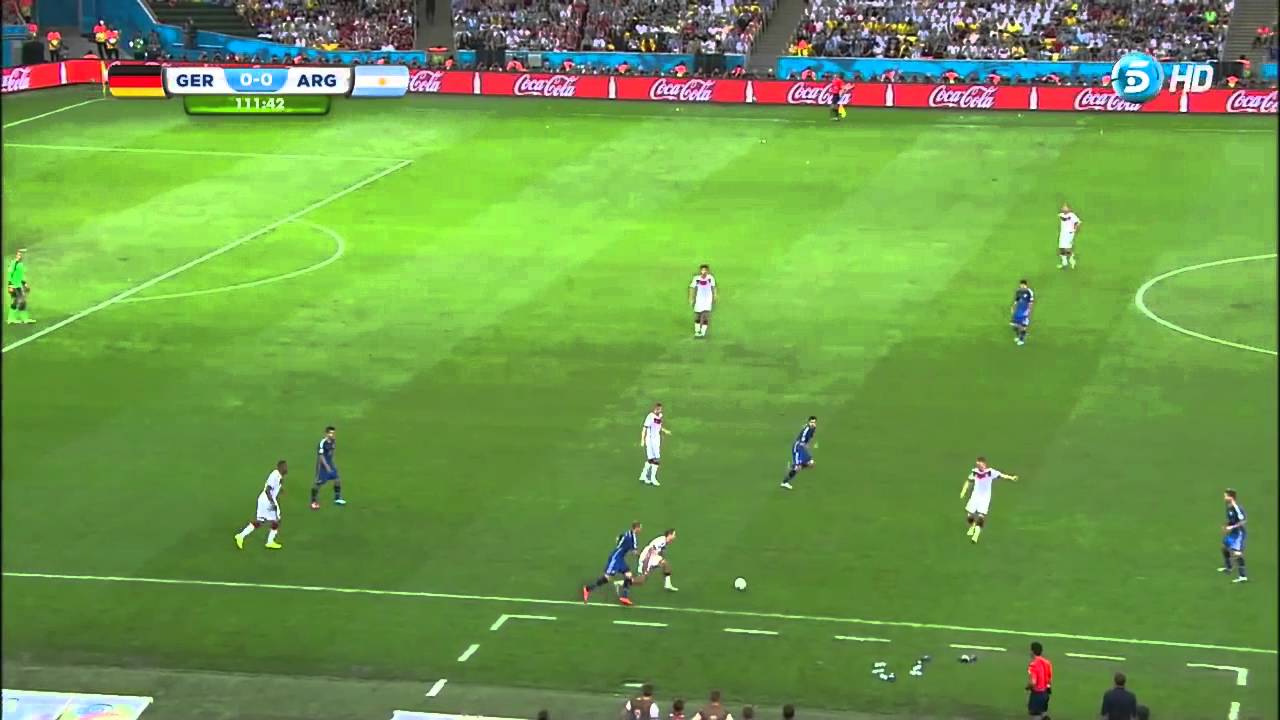 Mario g&ouml;tze gol vs argentina en la final del mundial