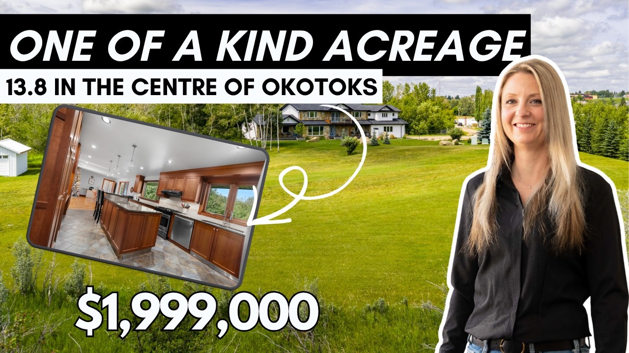 13.84-Acre Custom Urban Acreage in the Heart of Okotoks | 17 Oak Ave