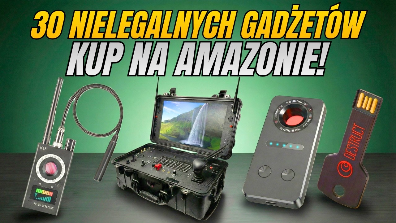 30 nielegalnych gadżetów do HACKINGU, które naprawdę kupisz na Amazonie (2026)