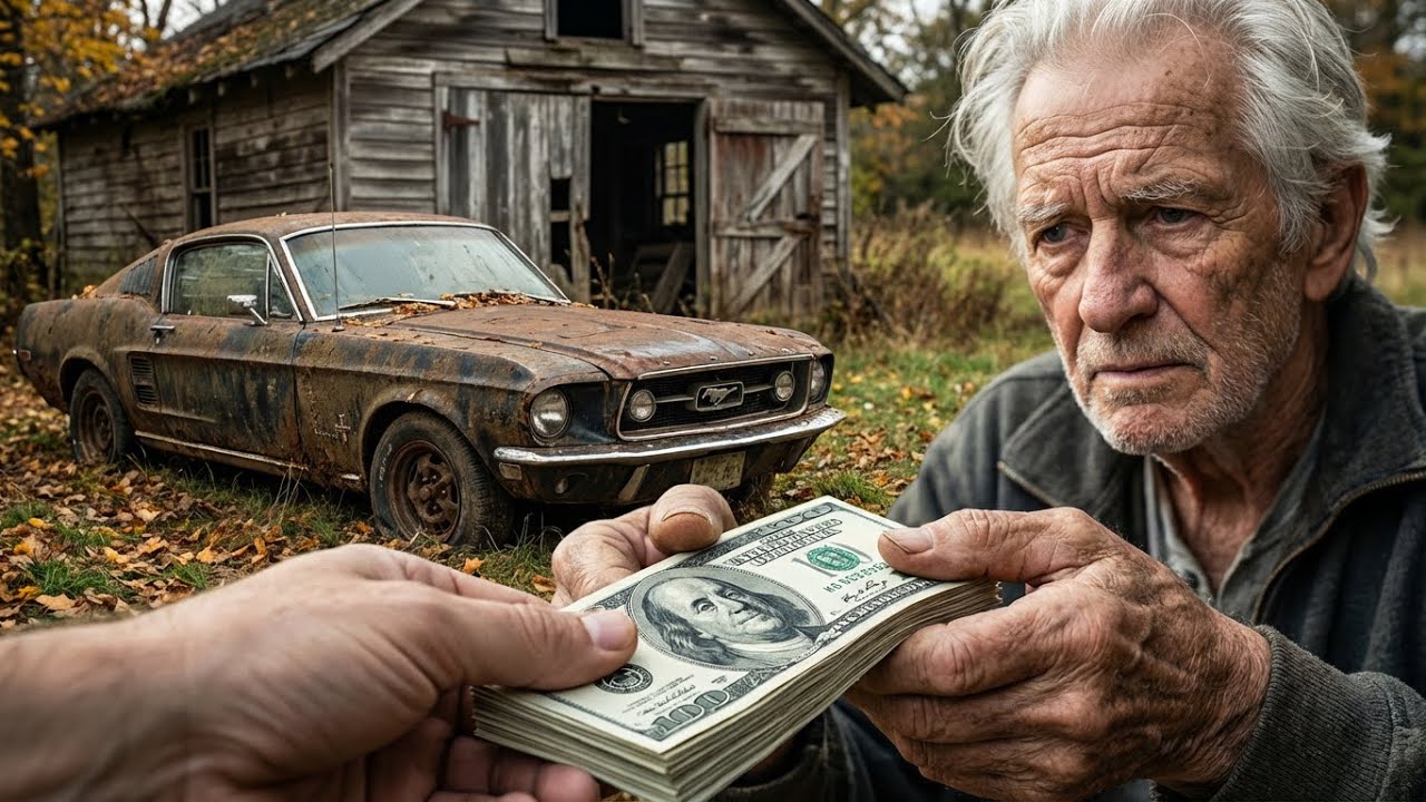 I Bought a 1967 Mustang for ONLY $300! Grandpa Sold Me His Abandoned Car | ASMR Car Restoration