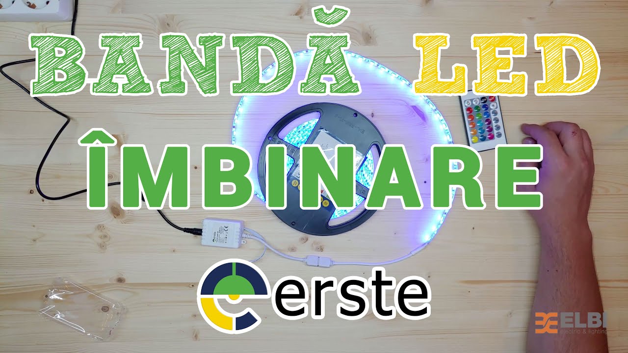 Banda LED ERSTE - Cum se prelungeste banda led RGB