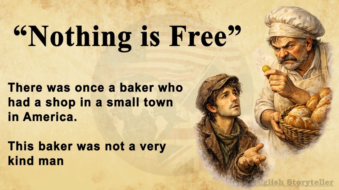 Nothing Is Free ⭐ Level 2 ⭐ Learn English Through Story &bull; listening English practice