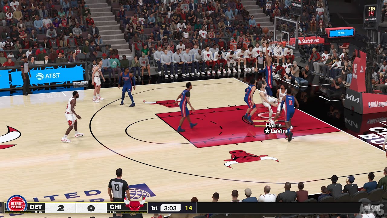 NBA 2K25 - Detroit Pistons vs Chicago Bulls - Gameplay (PS5 UHD) [4K60FPS]