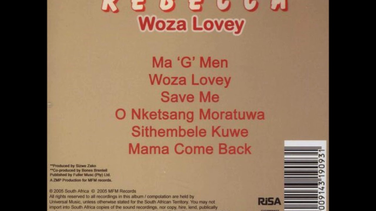 Rebecca Malope O Nketsang Moratuwa 1987 POP