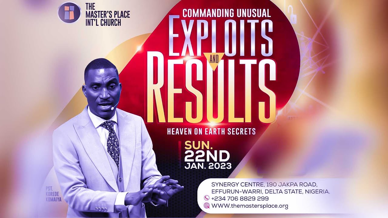 Power To Command Unusual Exploits And Results | Pastor Korede Komaiya