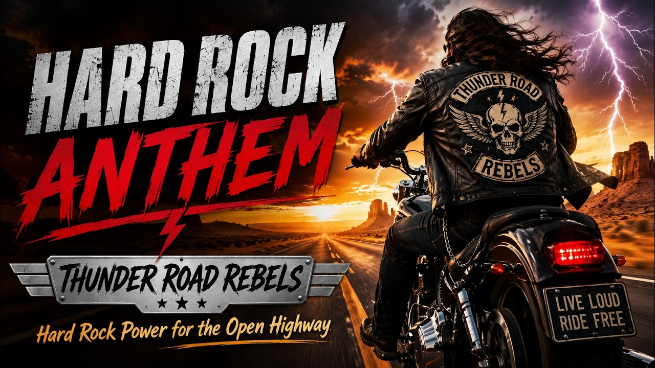 Hard Rock Anthem 🔥 Thunder Road Rebels 🎸 Hard Rock Power for the Open Highway