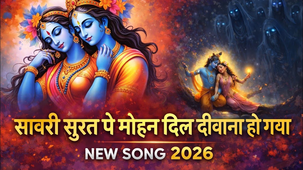 सावरी सूरत पे मोहन दिल दीवाना हो गया | New Song 2026 | #RadhaKrishna#NewSong2026#BhaktiSong#Krishna.