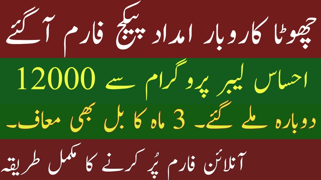 How to apply for Ehsaas Labour Program | Ehsaas Program online Registration|Ehsaas Registration Form