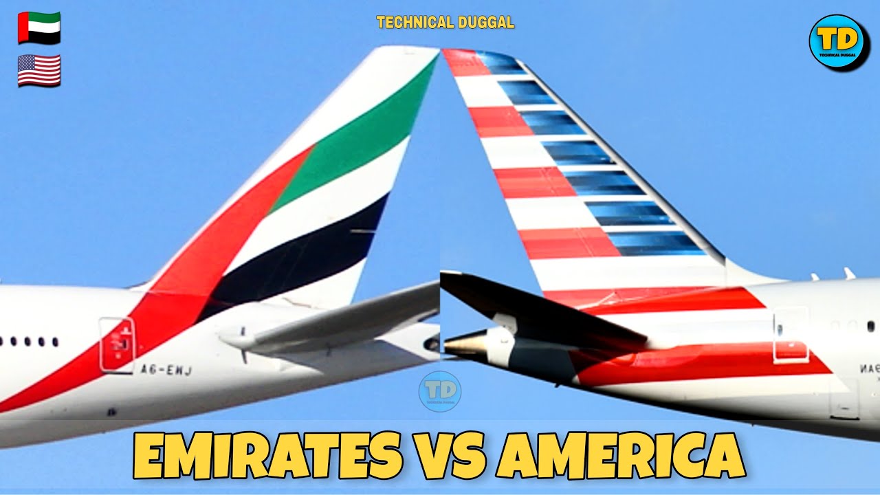 Emirates Vs American Airlines Comparison 2023! 🇦🇪 Vs 🇺🇲
