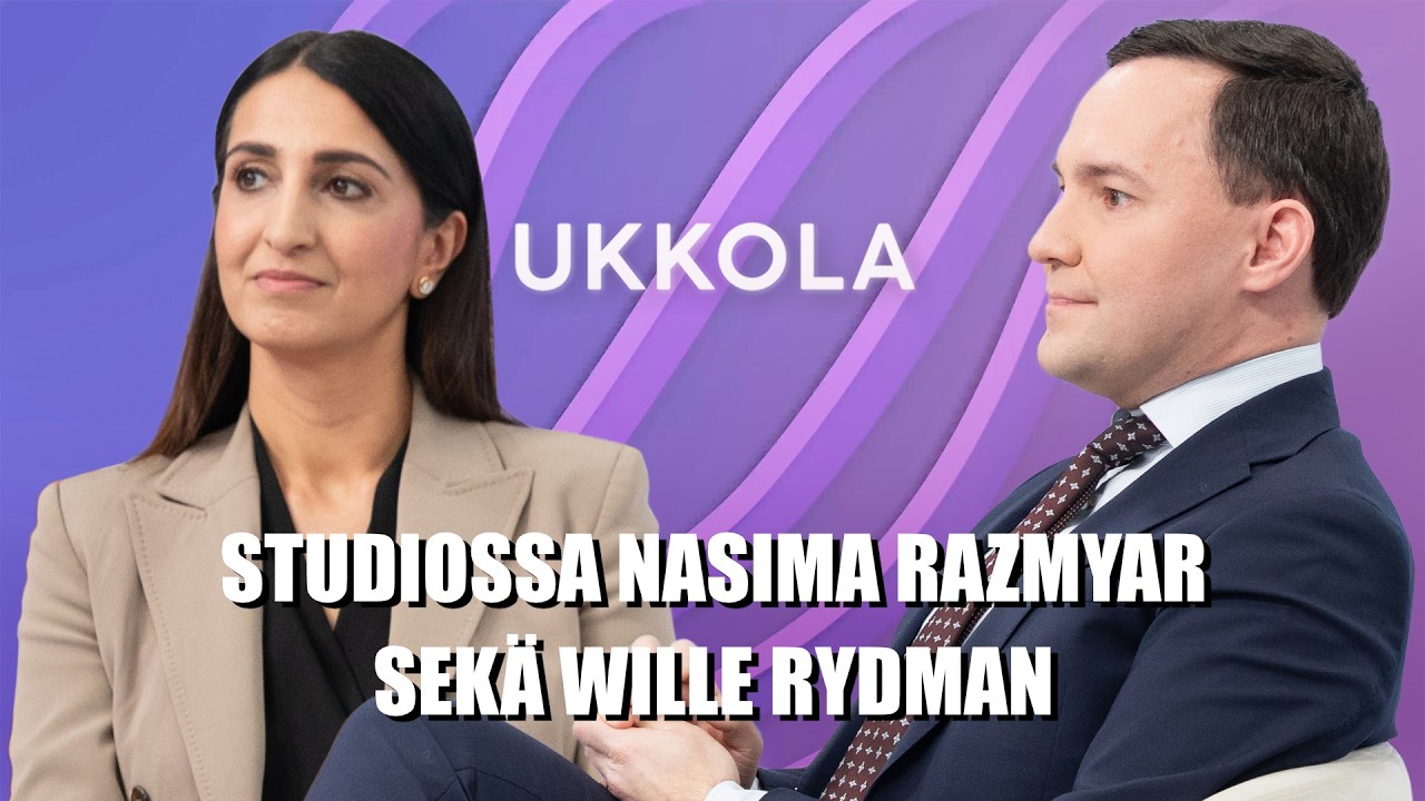 UKKOLA: Vieraana Nasima Razmyar sekä Wille Rydman