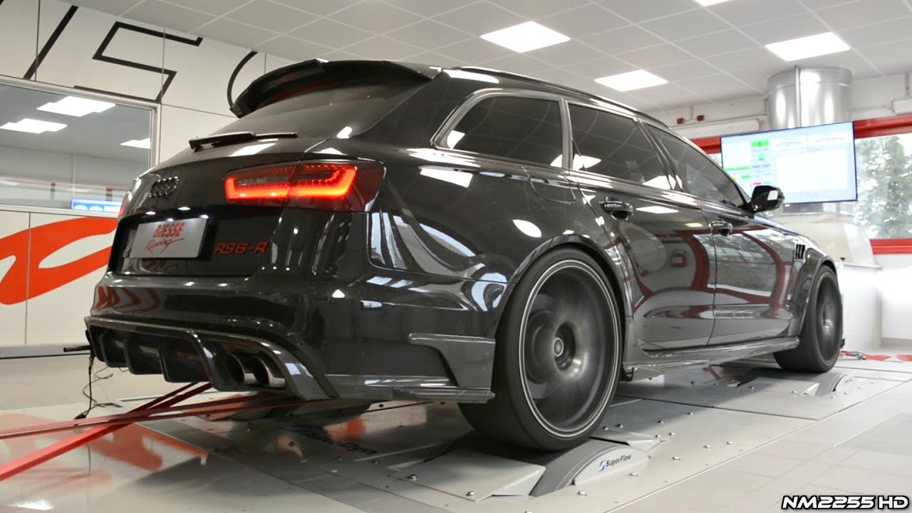 730HP Audi RS6-R ABT with Milltek Exhaust INSANE Sound on the Dyno!