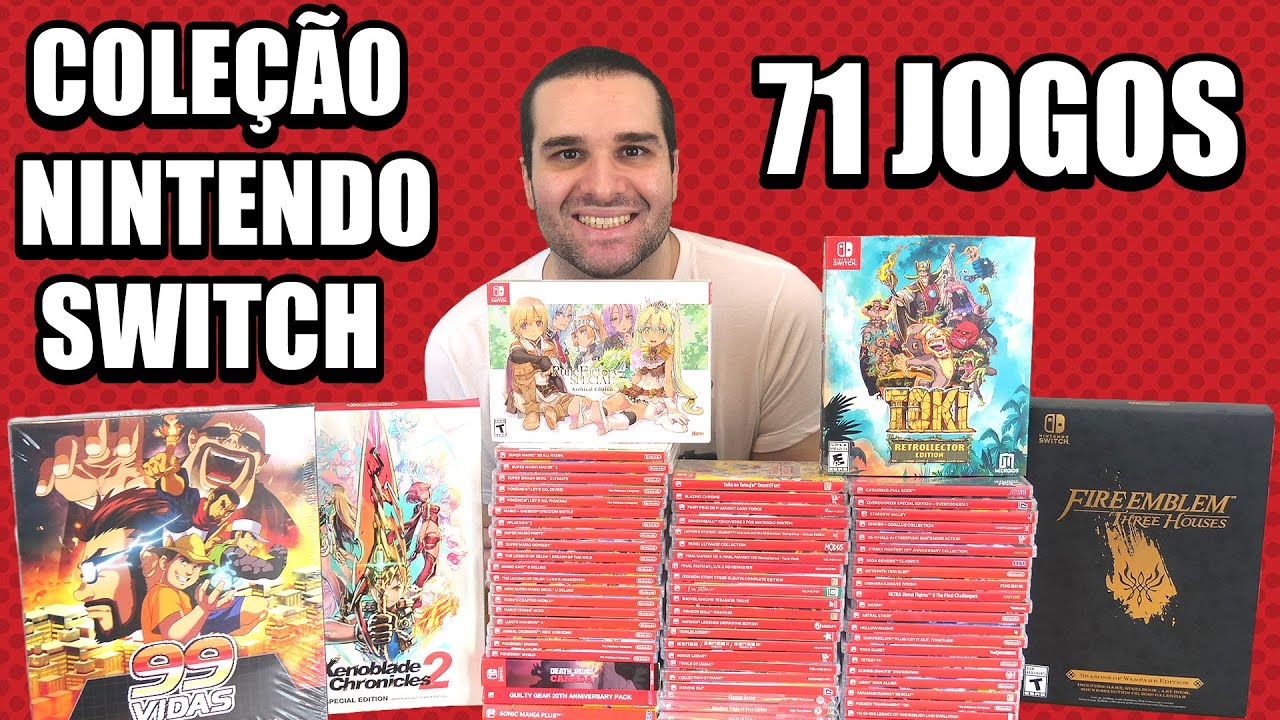 Minha Coleção De Nintendo Switch No Final De 2020 -  71 Jogos